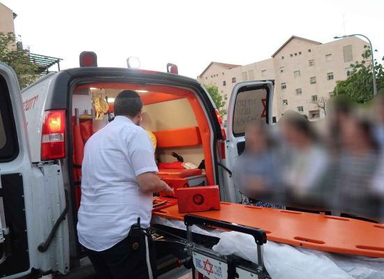 היחידה בשטח המרכז החרדי להצלת חיים. יום פתוח