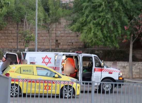 היחידה בשטח המרכז החרדי להצלת חיים. יום פתוח